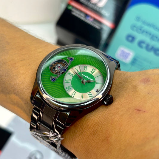 CARTIER ROMANO DOBLE MAQUINA PARA HOMBRE REF-NV