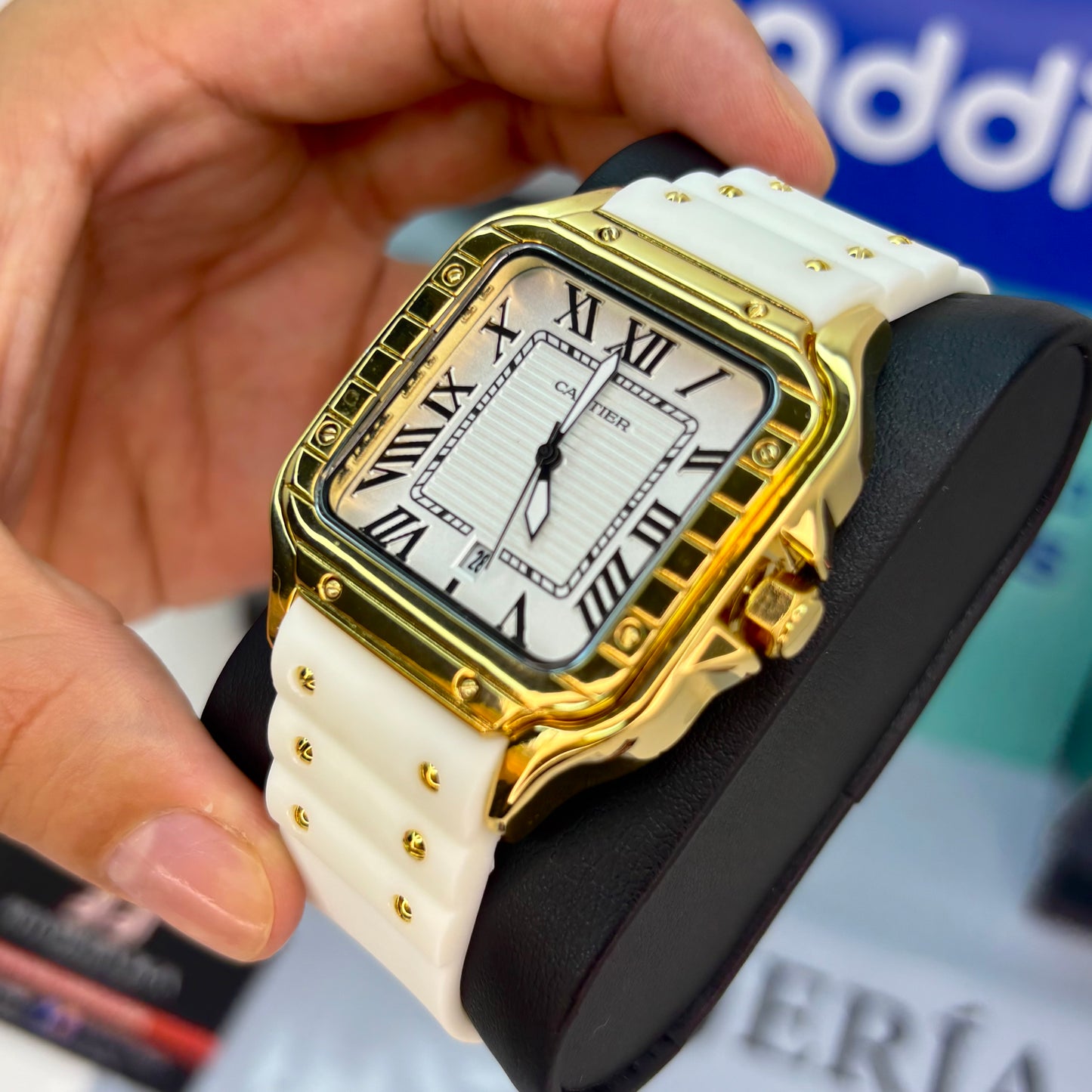 CARTIER DO´SANTOS UNISEX HOMBRE o  DAMA  REF-GOMA-BDB