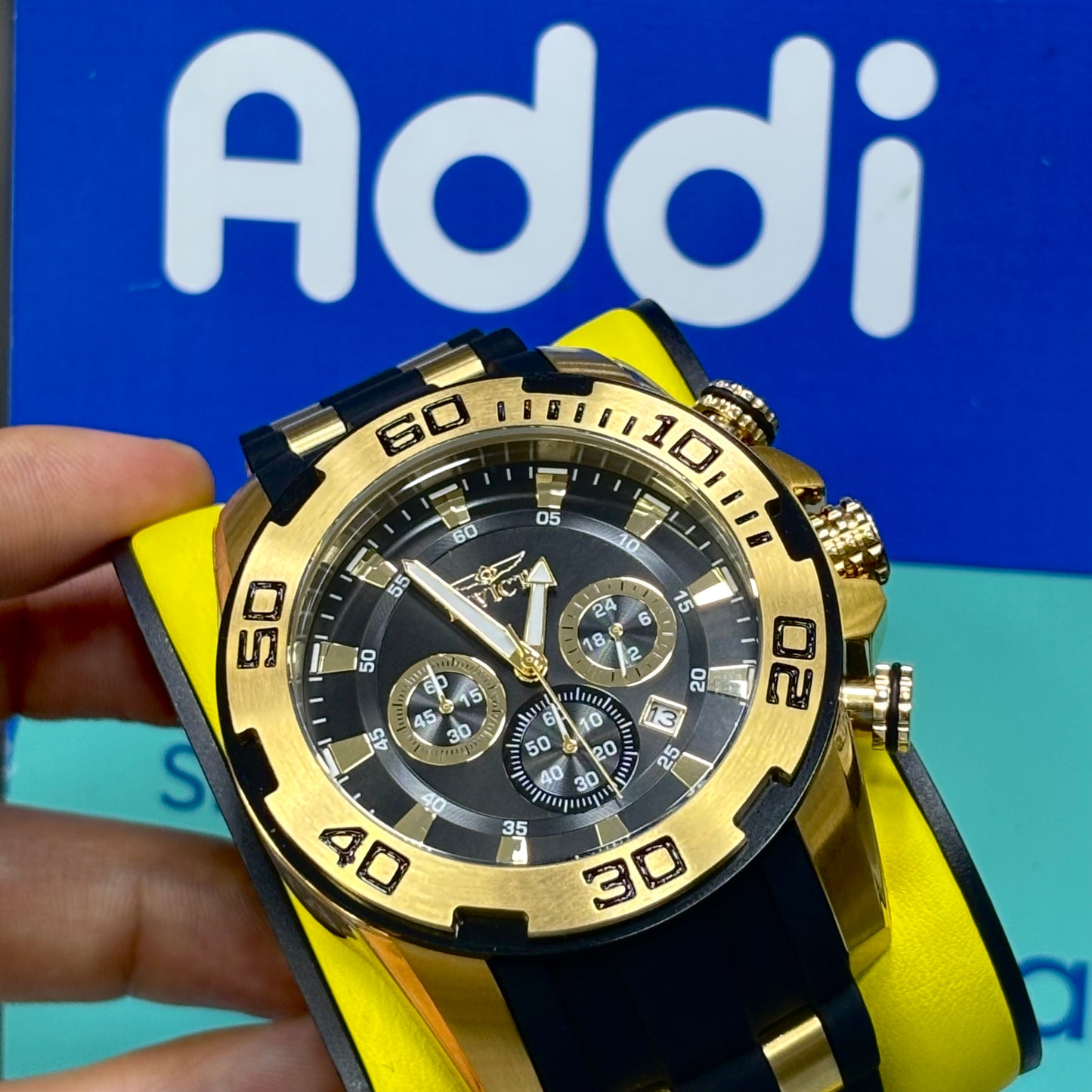 INVICTA PRO DIVER ORIGINAL ALTA GAMA PARA HOMBRE REF- REF- 22340 - oro negro