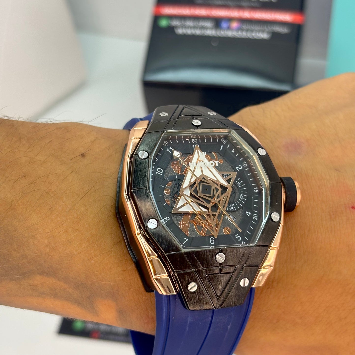 HUBLOT DIAMANTE PARA HOMBRE REF-A