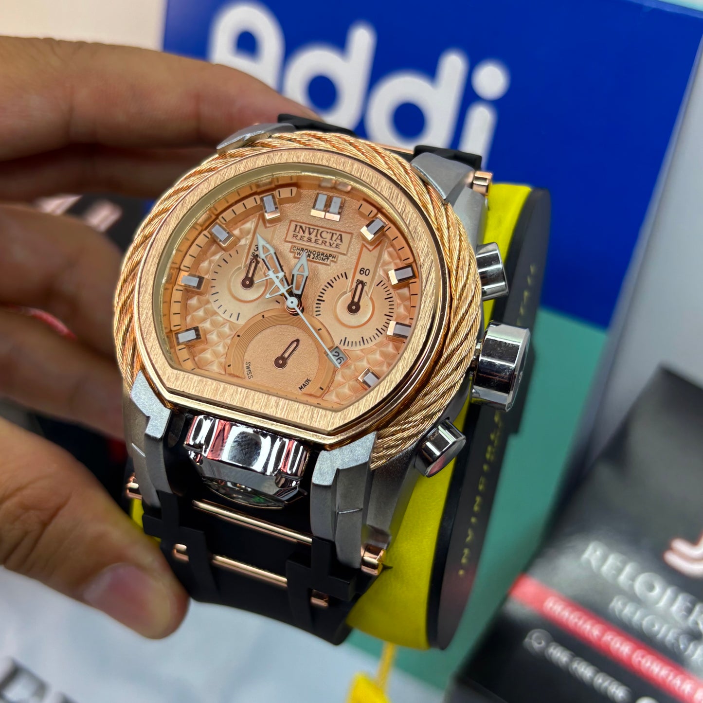 INVICTA BOLT ZEUS GOMA PARA HOMBRE REF-NO