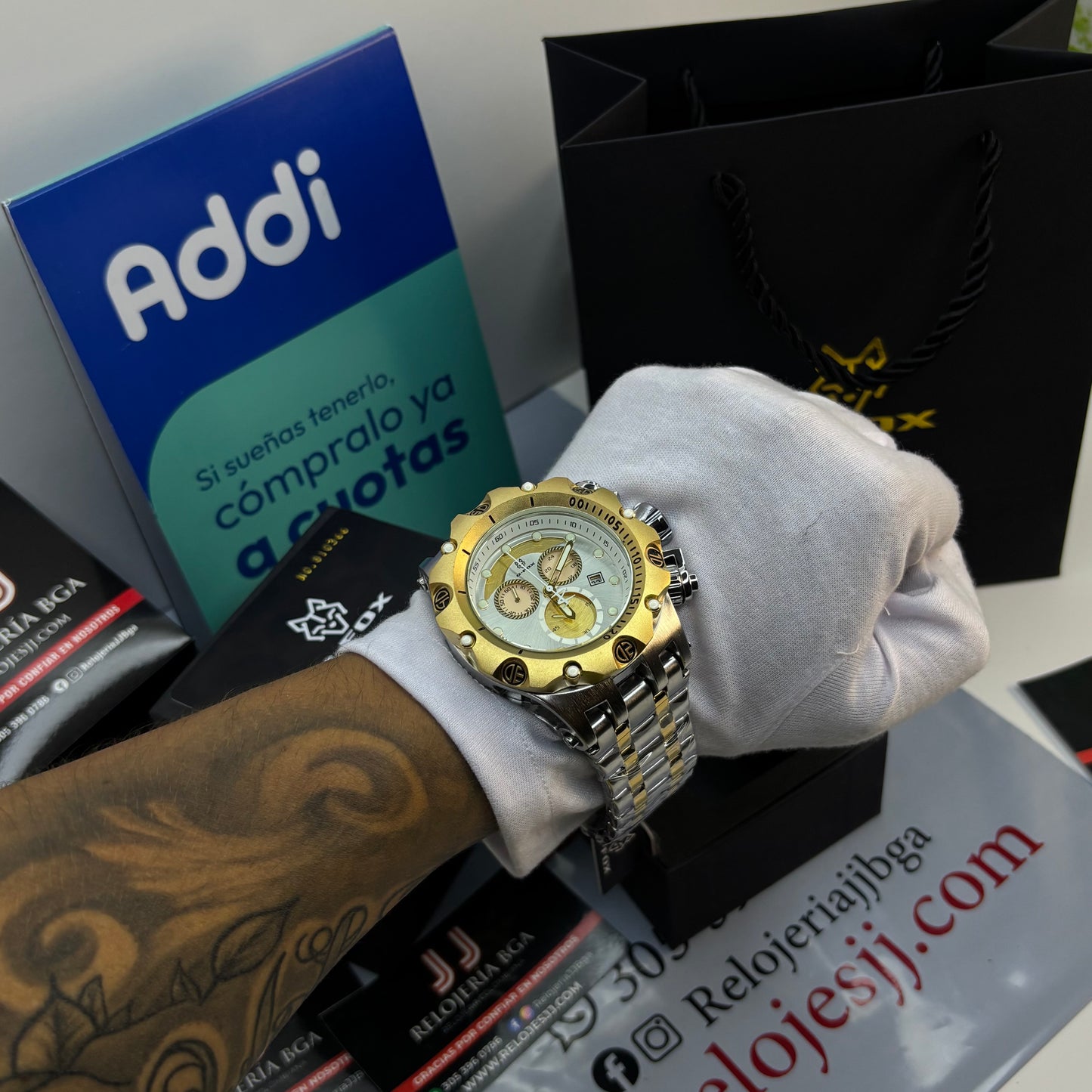 G-FOX ORIGINAL FUNCIONAL  POR INVICTA SUMERGIBLE   PARA HOMBRE  REF- PB