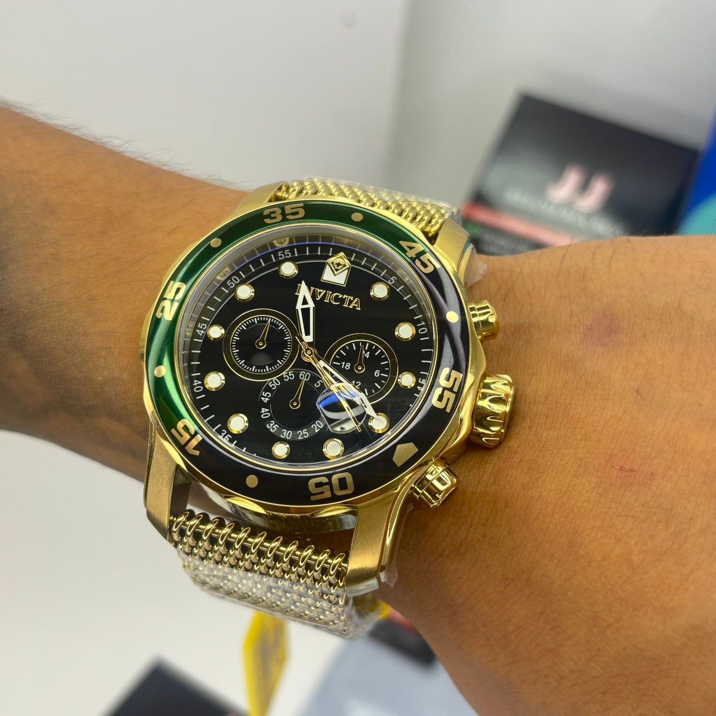 INVICTA PRO DIVER ORIGINAL ALTA GAMA PARA HOMBRE REF- 47632 - ORO