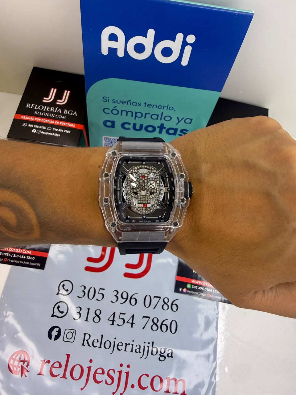RICHARD MILLE TRANSPARENTE PARA HOMBRE REF-N