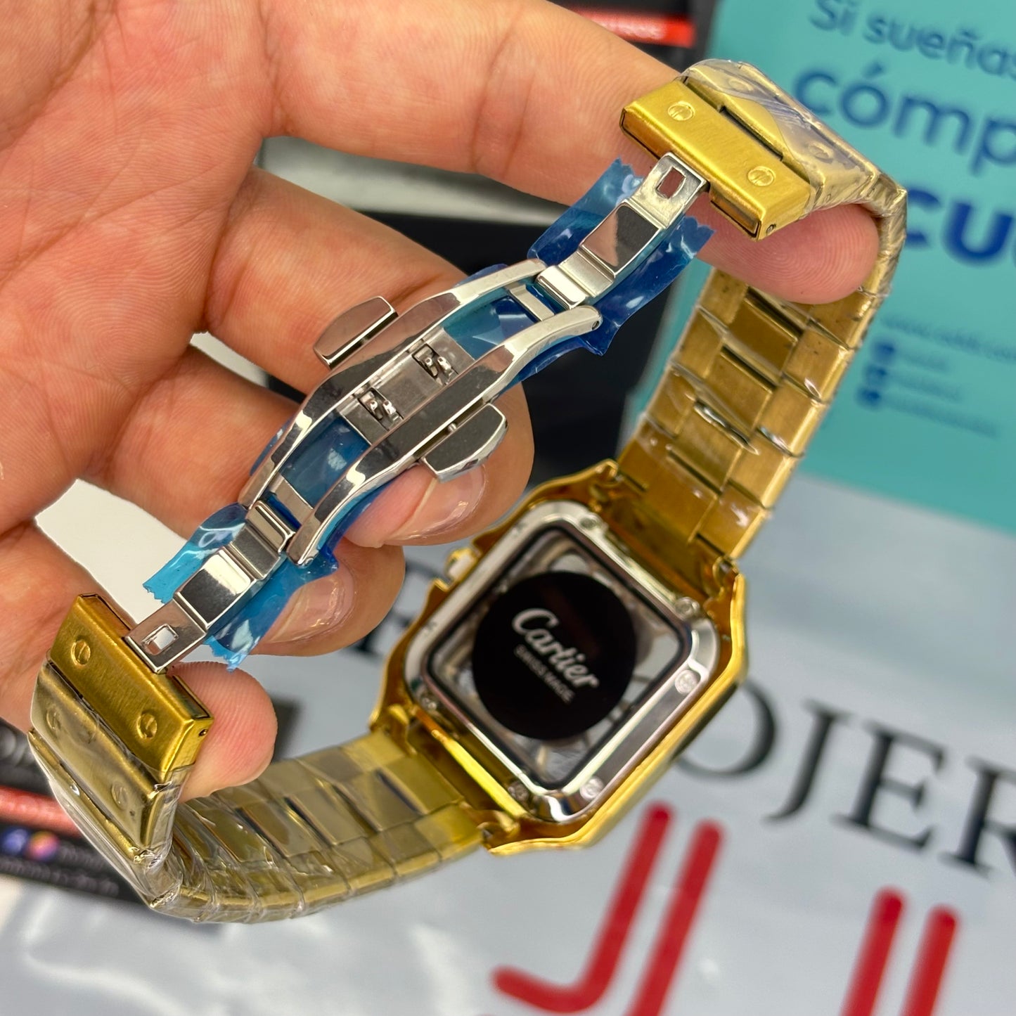 CARTIER SKELETON SANTOS PARA HOMBRE REF-D