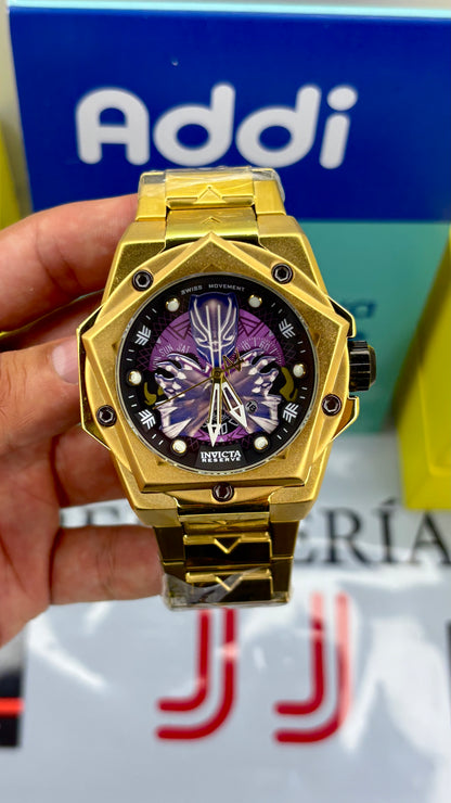 INVICTA PARA HOMBRE PANTERA NEGRA REF-DDML