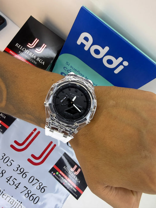 CASIO G-SHOCK TRANSPARENTE PARA HOMBRE REF-B