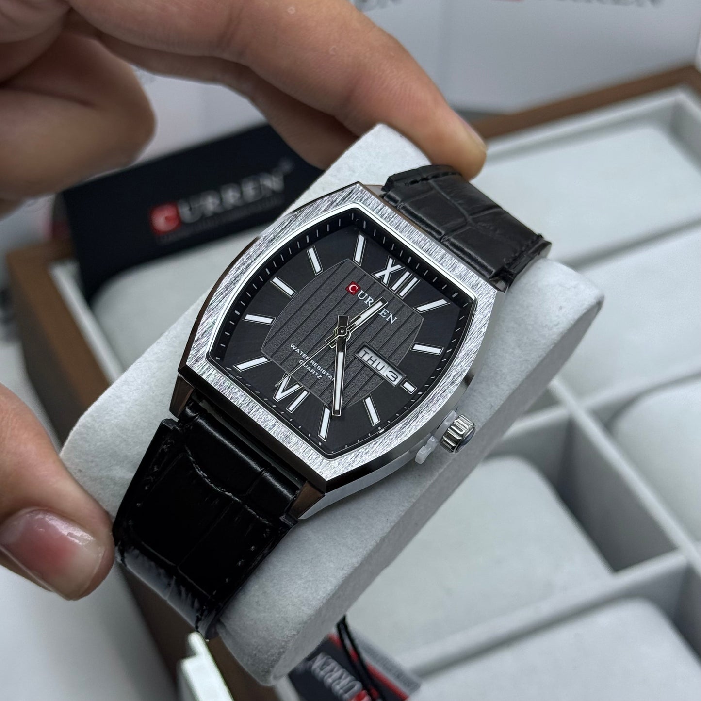 CURREN X CARTIER ORIGINAL PARA HOMBRE REF ROADTER 8478-NPN