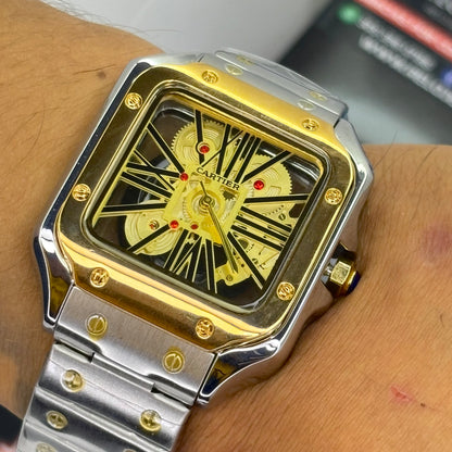 CARTIER SKELETON SANTOS PARA HOMBRE REF-PBD