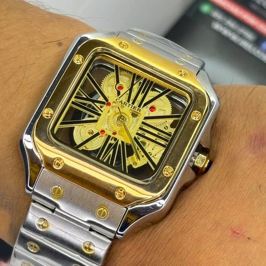 CARTIER SKELETON SANTOS PARA HOMBRE REF-PBD