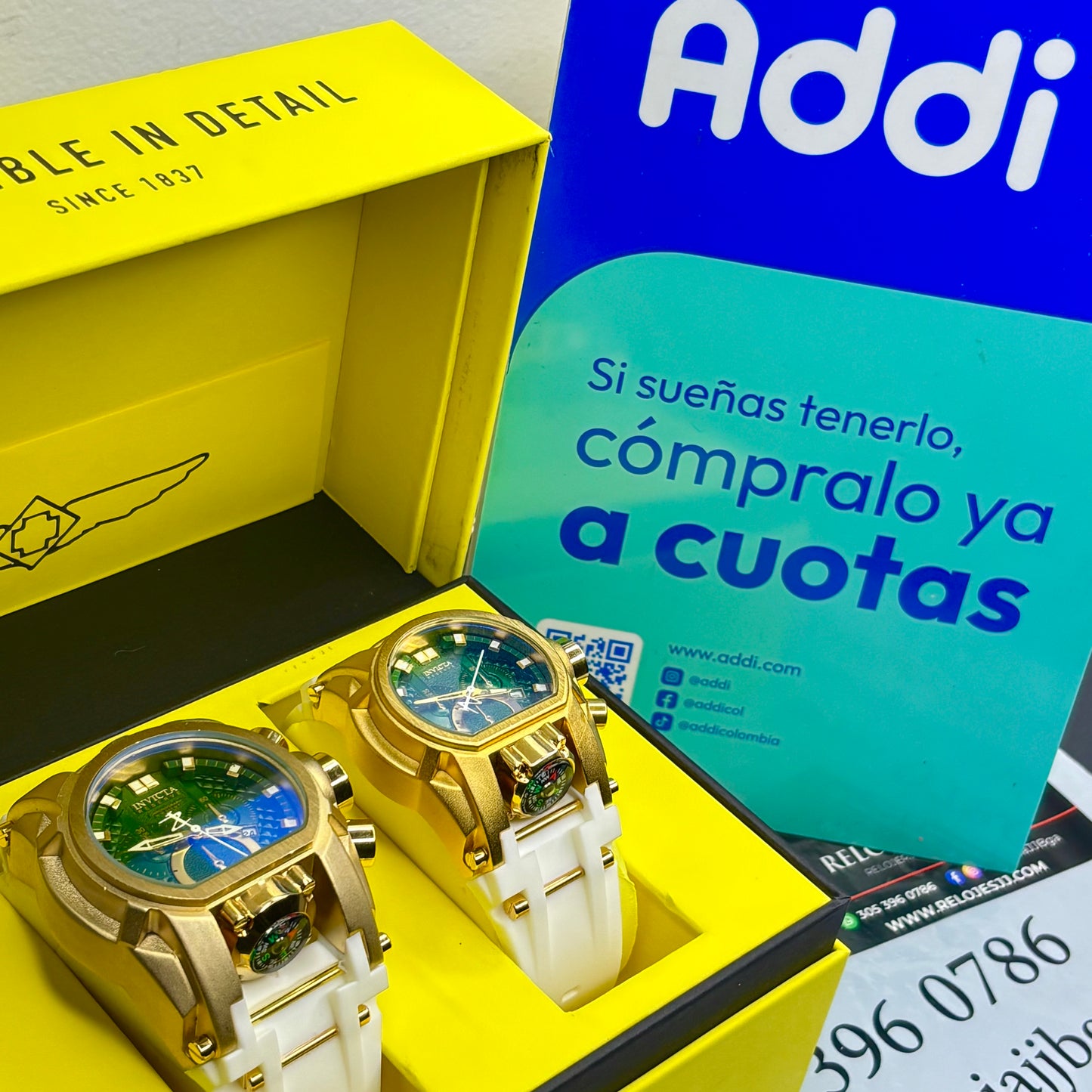 PAREJA  INVICTA BOLT ZEUS GOMA HOMBRE Y DAMA REF-BV