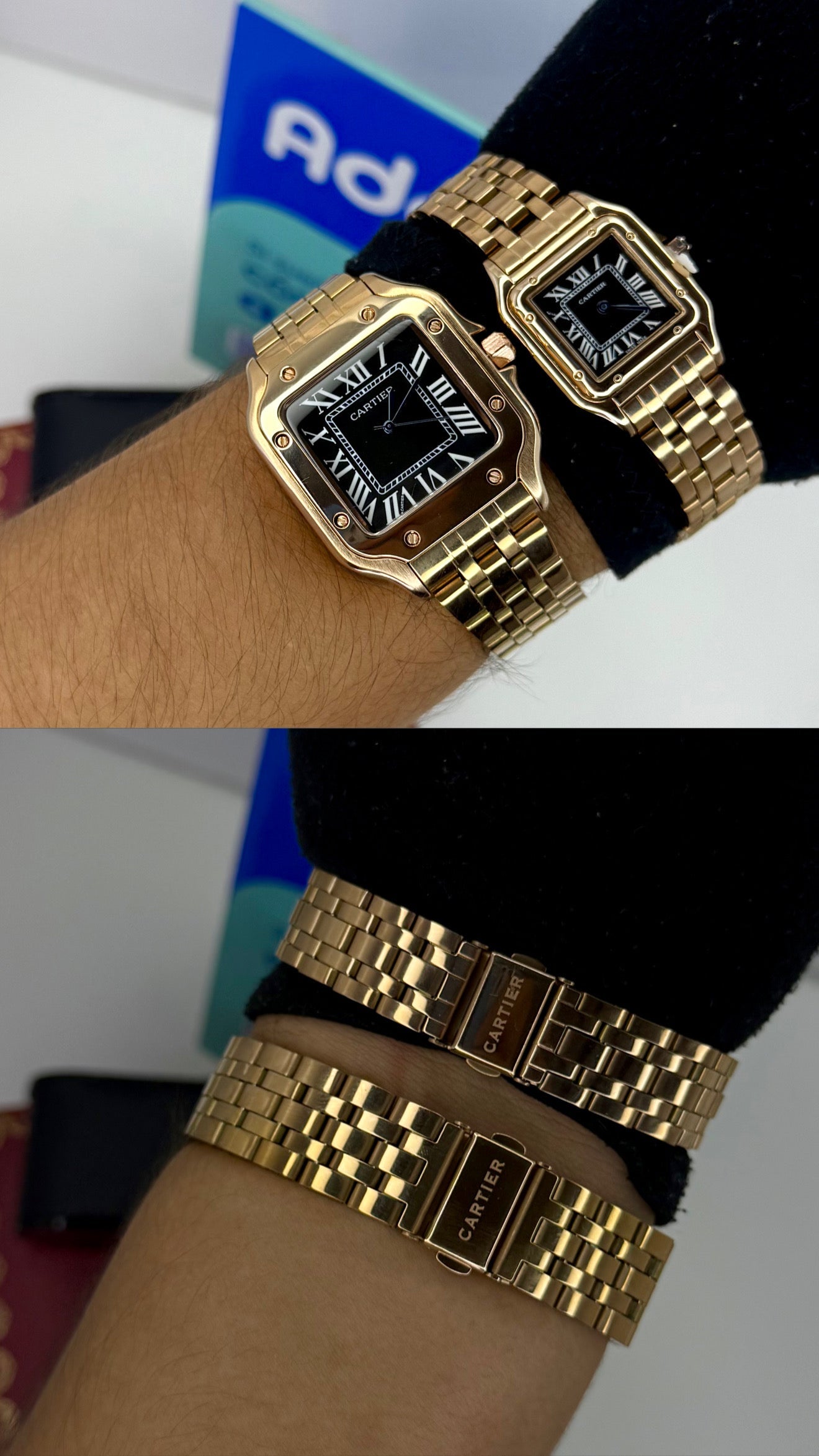 PAREJA CARTIER DO SANTOS TRIZADO REF-ORN