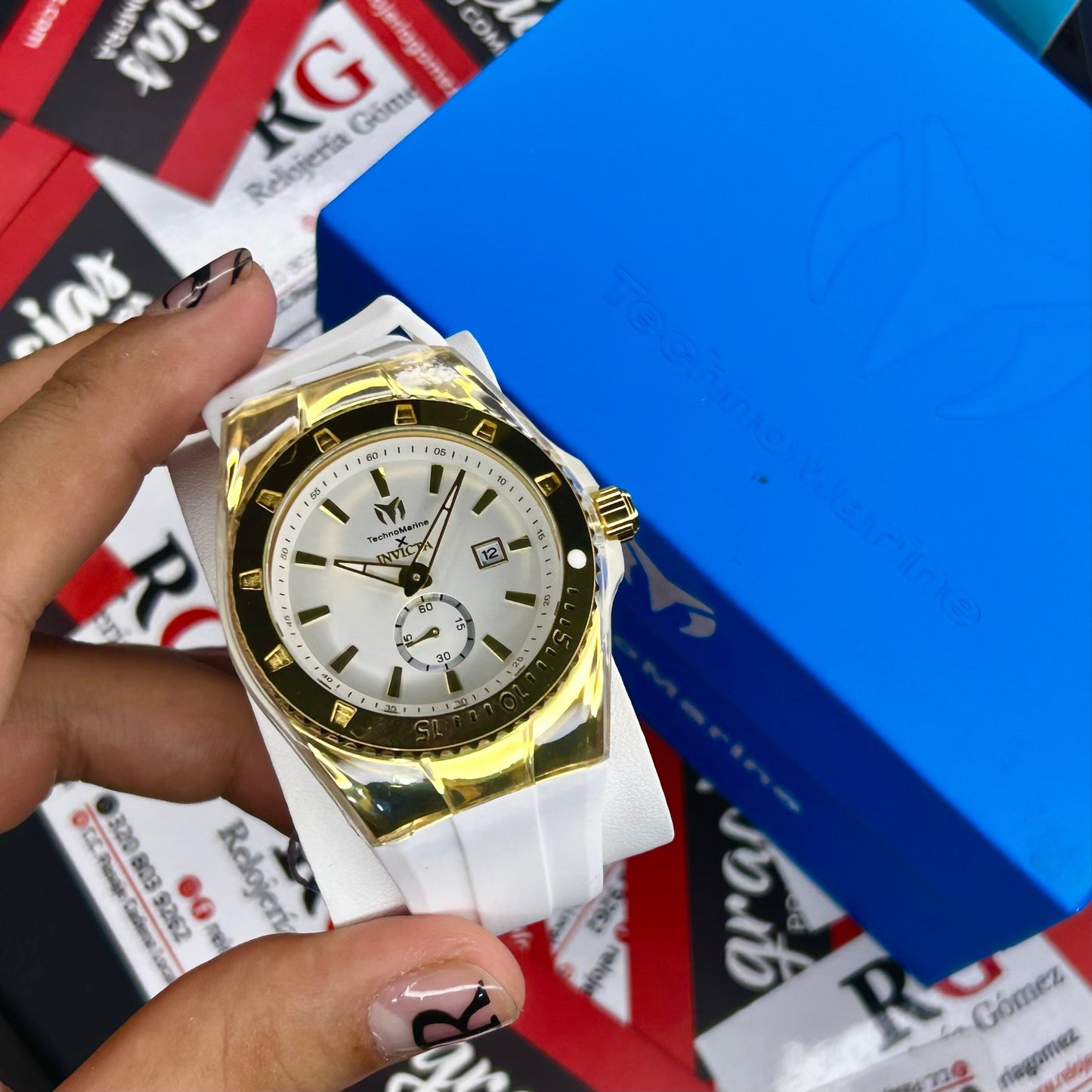 PAREJA INVICTA x TECHNOMARINE  REF-BB