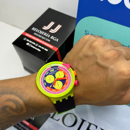 SWATCH ORIGINAL NEON ALTA GAMA UNISEX REF SB06J100
