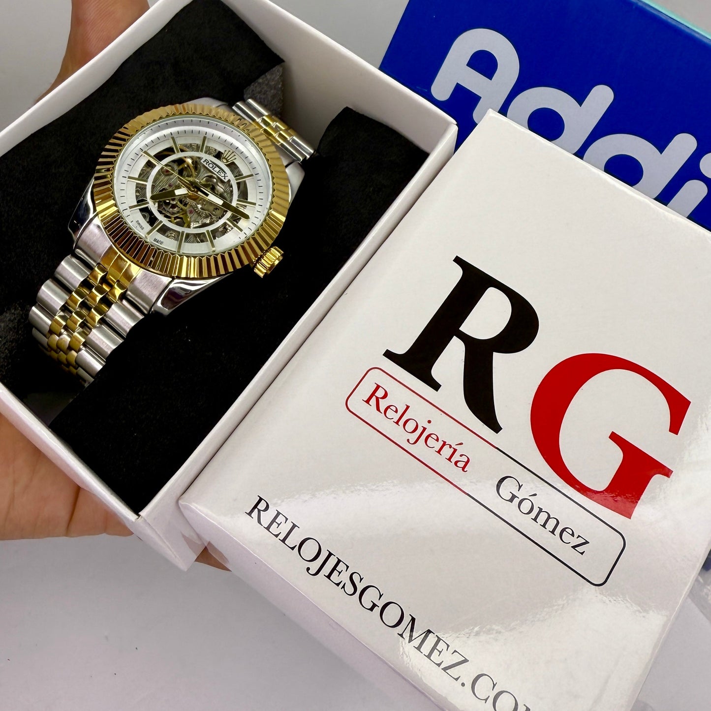 RLX AUTOMATICO CORAZON ABIERTO PRESIDET PARA HOMBRE REF-BB