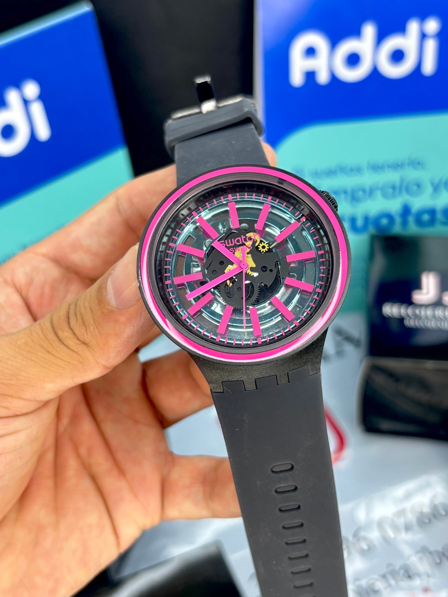 SWATCH SB0 NEGRO PARA UNISEX REF-NF