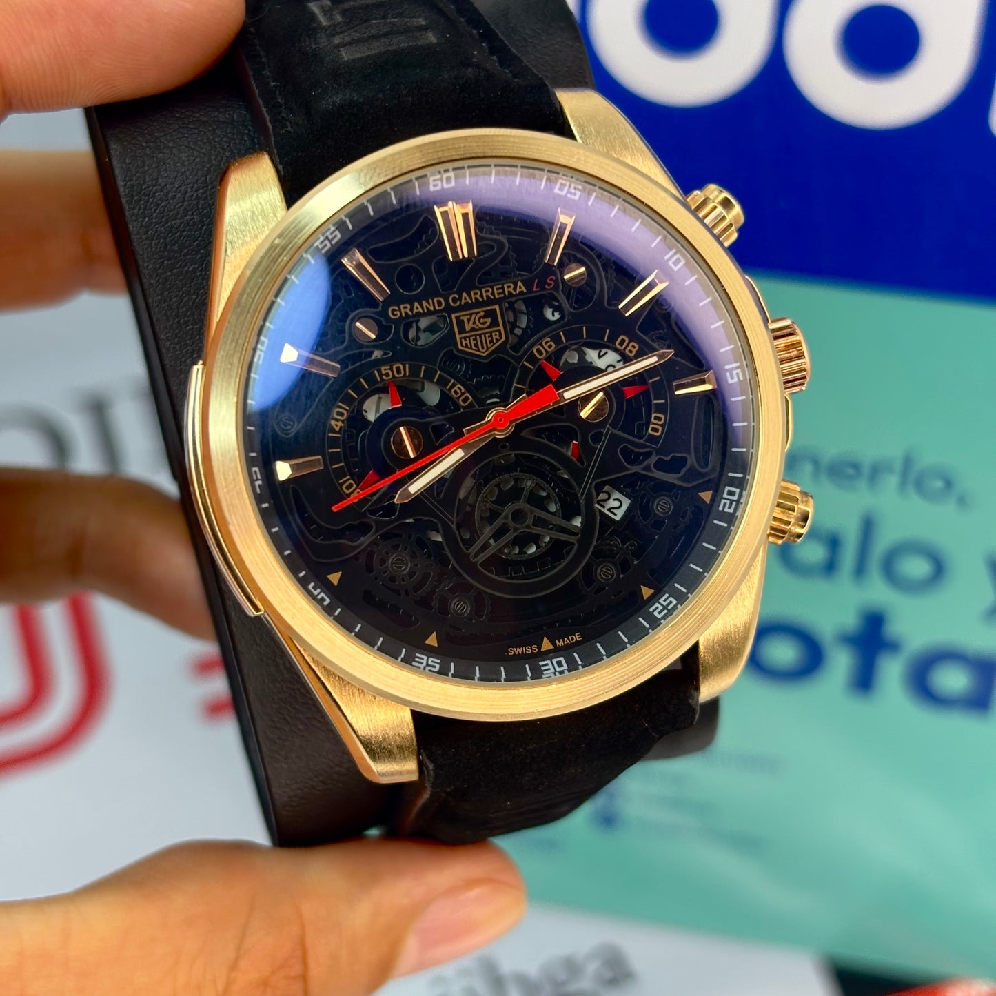 TAG HEUER CR7 FUNCIONAL en cuero  PARA HOMBRE REF-NON
