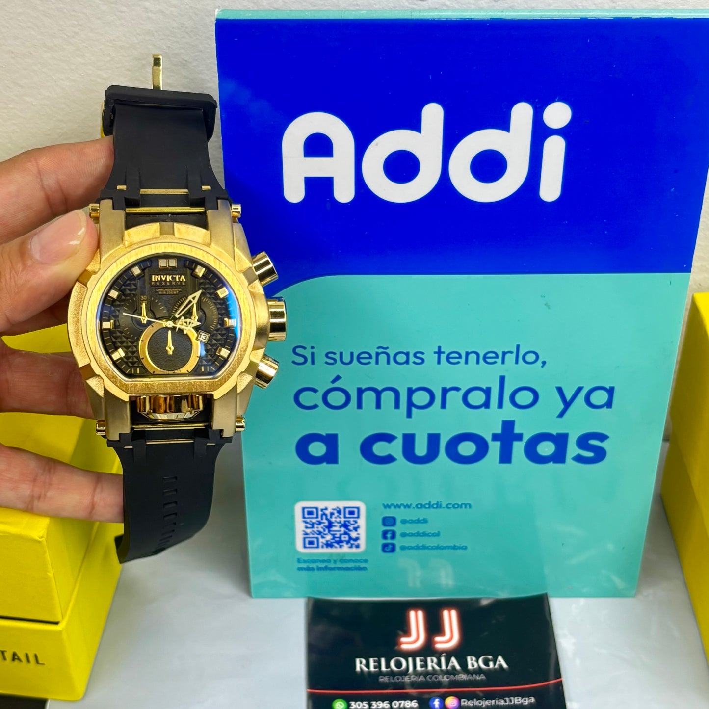 INVICTA BOLT ZEUS GOMA PARA HOMBRE REF-NN