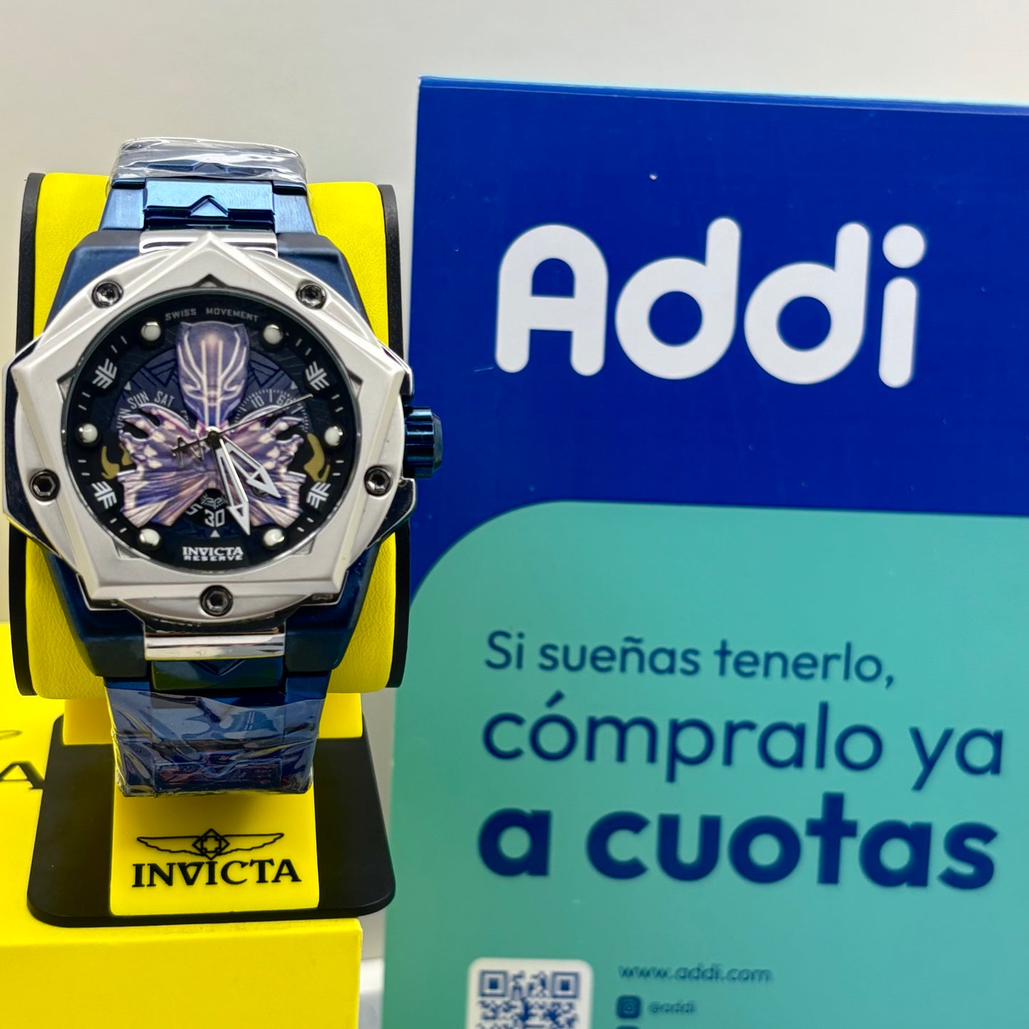 INVICTA PARA HOMBRE PANTERA NEGRA REF-AP
