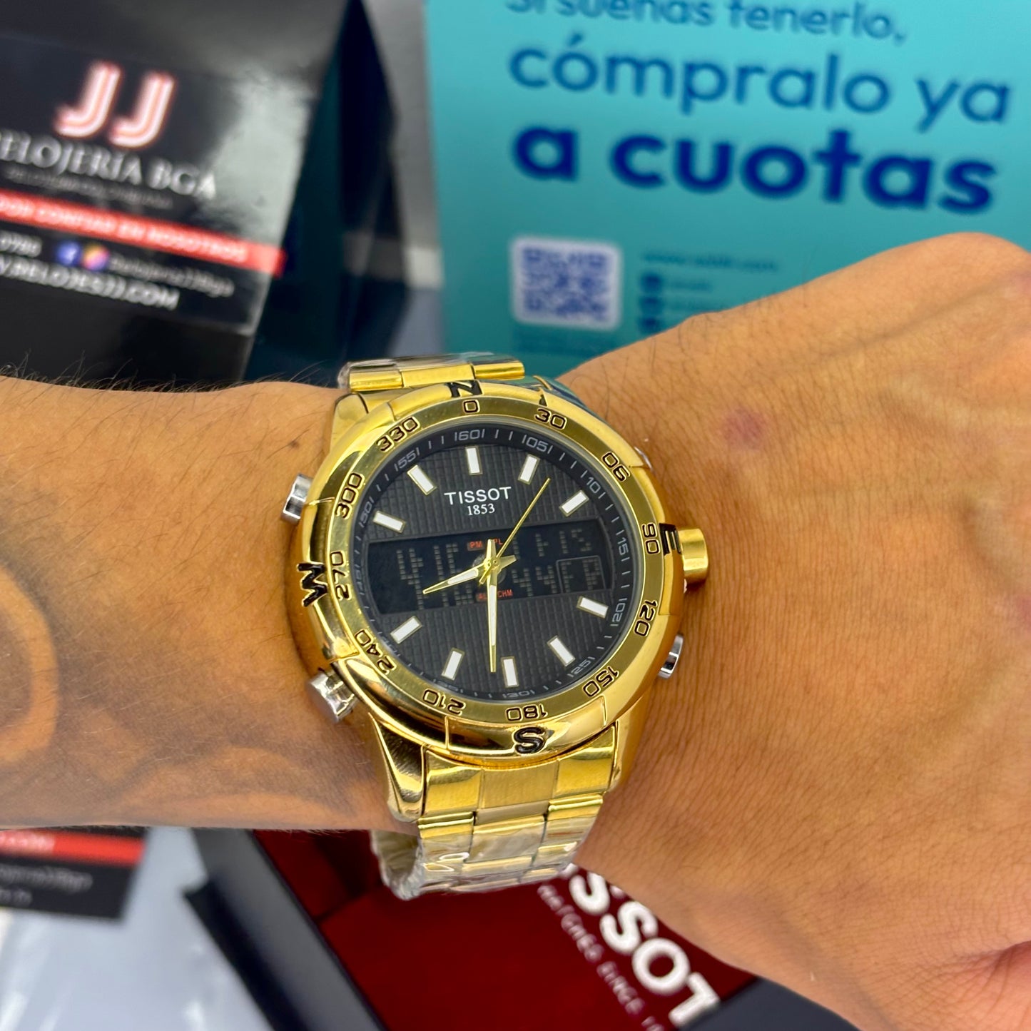 TISSOT PARA HOMBRE DOBLE HORA  REF-DN