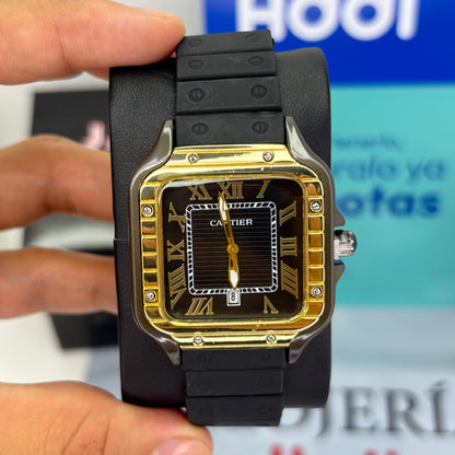 CARTIER DO´SANTOS GOMA PARA HOMBRE REF-NAN
