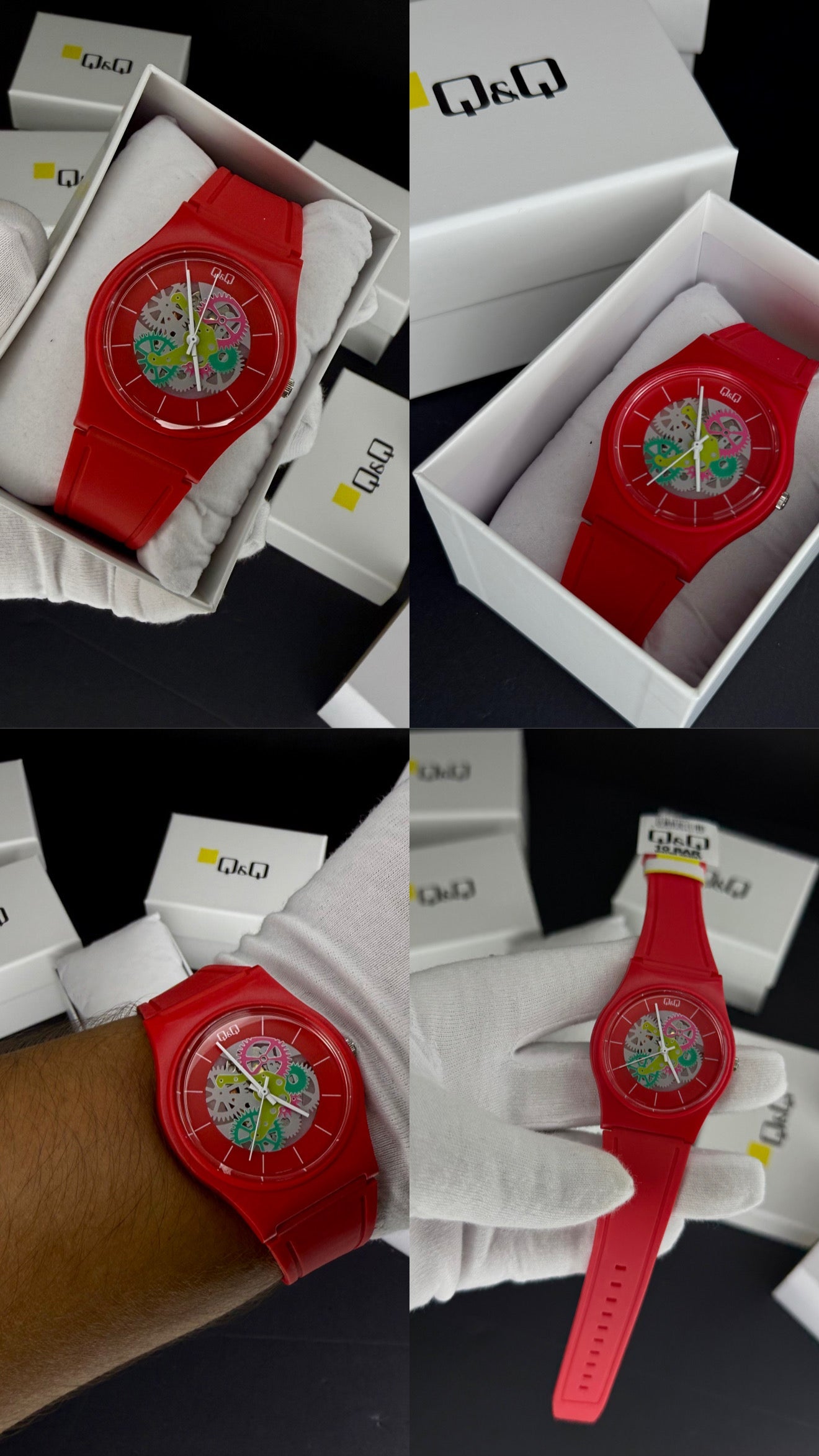 QyQ SUMERGIBLE  TIPO SWATCH UNISEX ORIGINAL REF-V41A-504VY