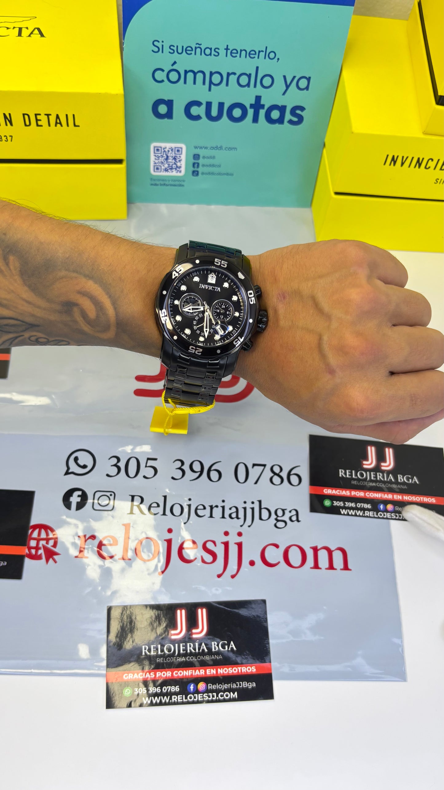INVICTA PRO DIVER ORIGINAL PARA HOMBRE REF- 0076 -NEGRO