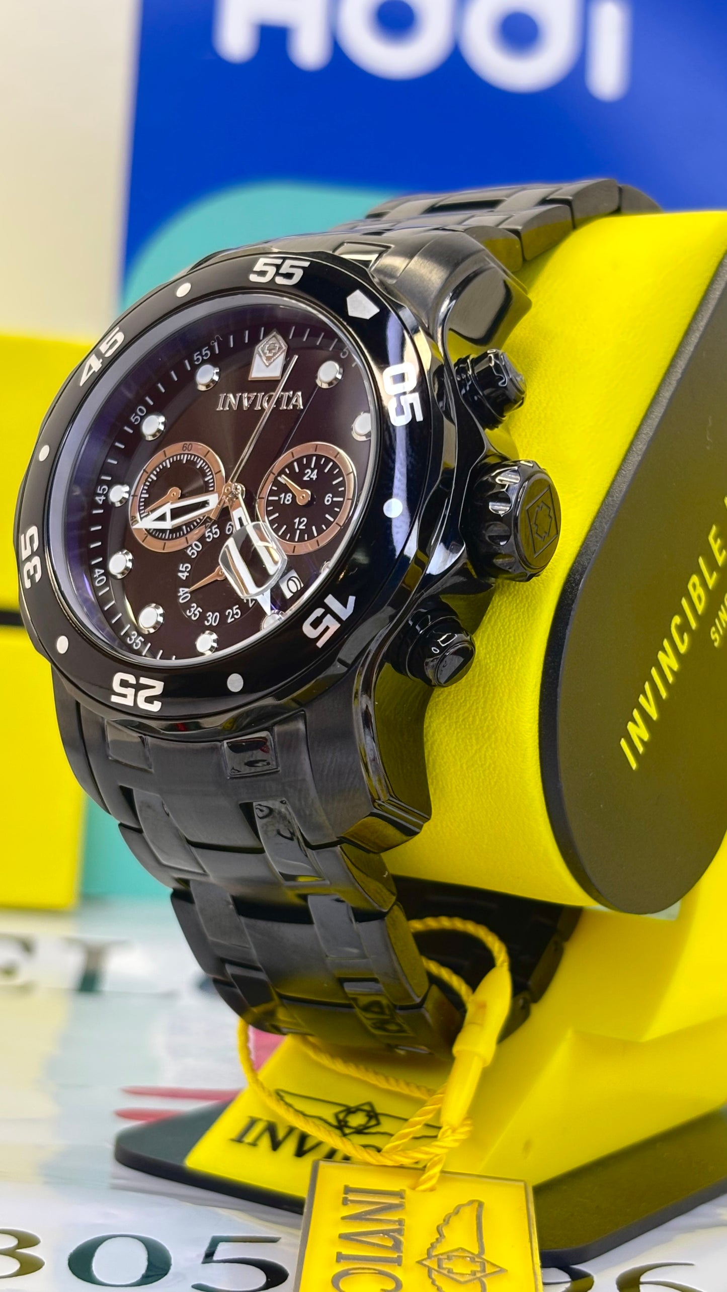 INVICTA PRO DIVER ORIGINAL PARA HOMBRE REF- 0076 -NEGRO
