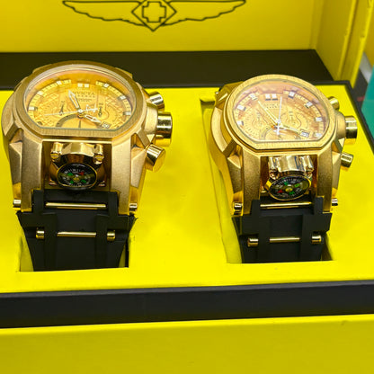 PAREJA  INVICTA BOLT ZEUS  GOMA HOMBRE Y DAMA REF-ND