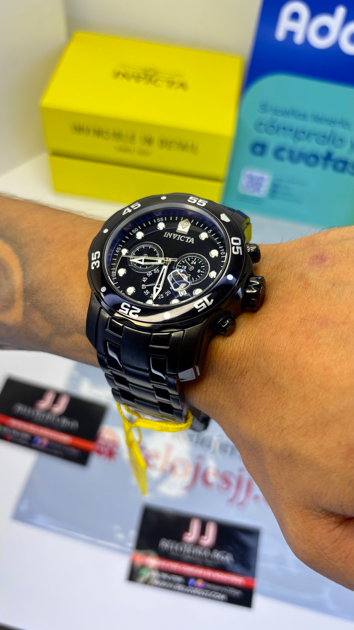INVICTA PRO DIVER ORIGINAL PARA HOMBRE REF- 0076 -NEGRO