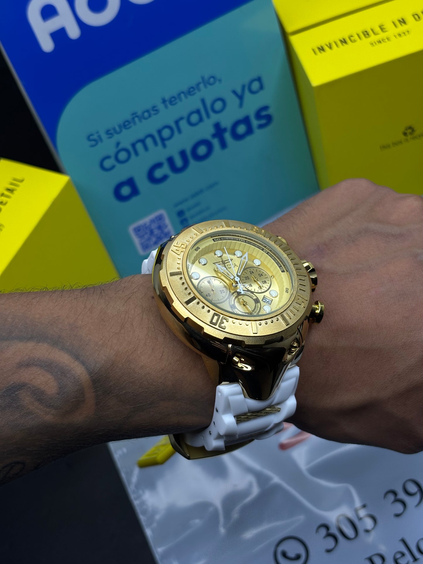 INVICTA THUNDER BOLT PARA HOMBRE REF-BD