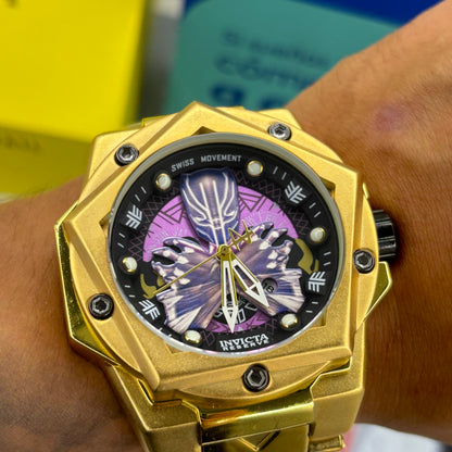 INVICTA PARA HOMBRE PANTERA NEGRA REF-DDML