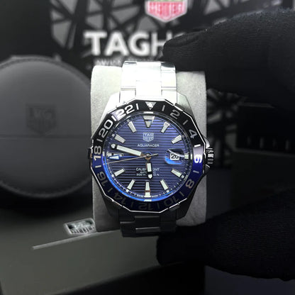 TAG HEUER AQUARACER GMT 1.1 ALTA GAMA PARA HOMBRE REF- BATMAN