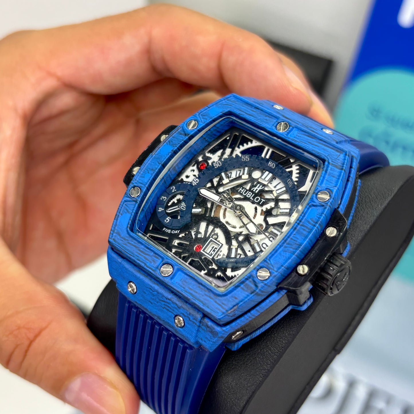 HUBLOT ESQUELETO PARA HOMBRE REF-AZDB