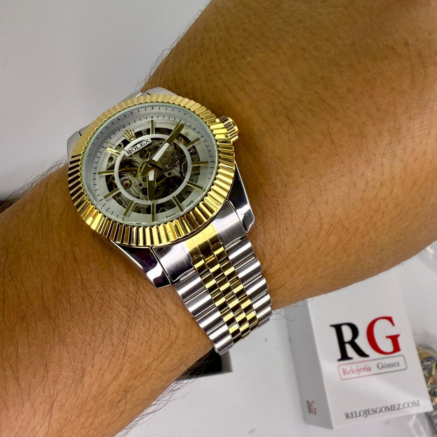 RLX AUTOMATICO CORAZON ABIERTO PRESIDET PARA HOMBRE REF-BB