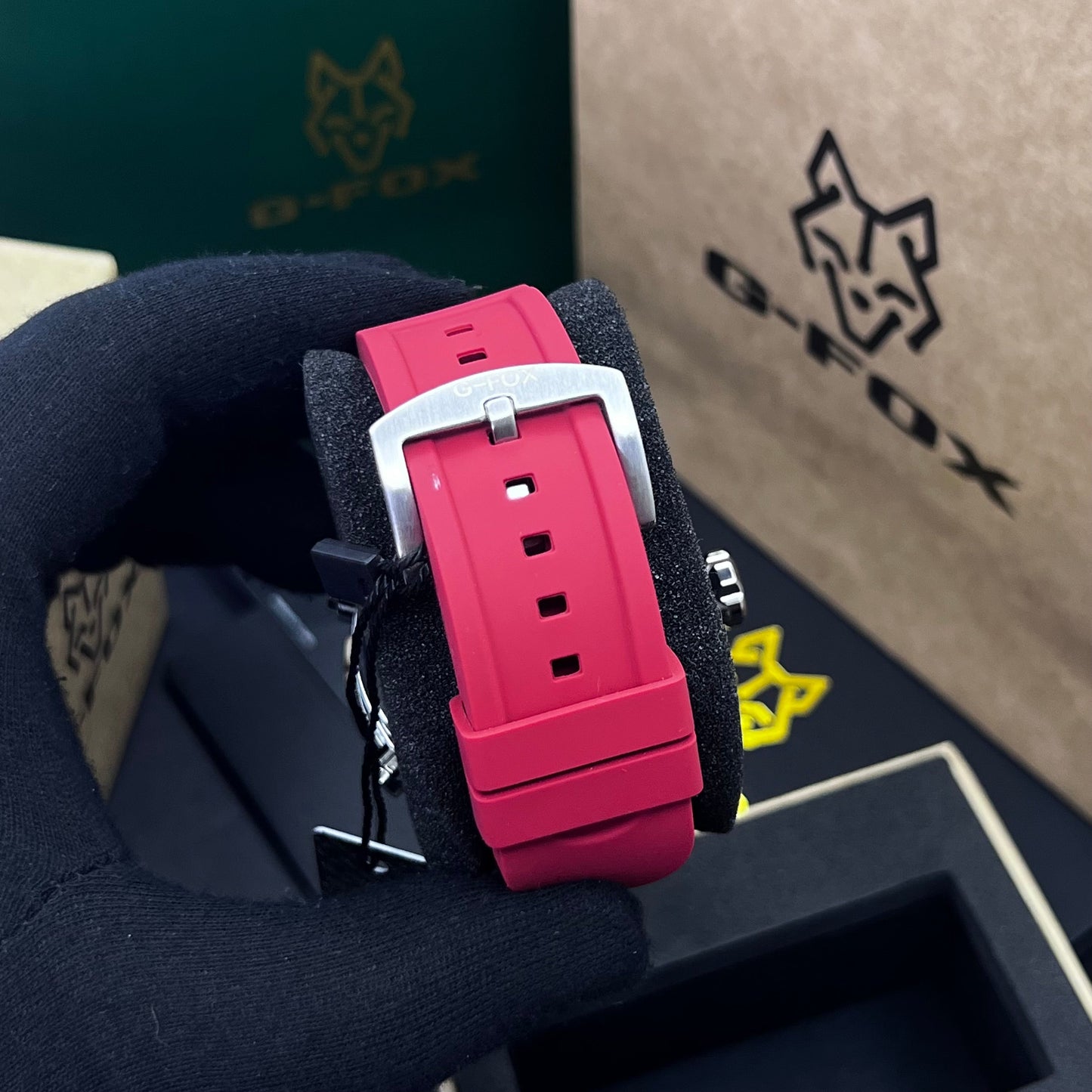 G FOX ORIGINAL DOBLE HORA POR INVICTA SUMERGIBLE PARA HOMBRE REF-1976G2-R