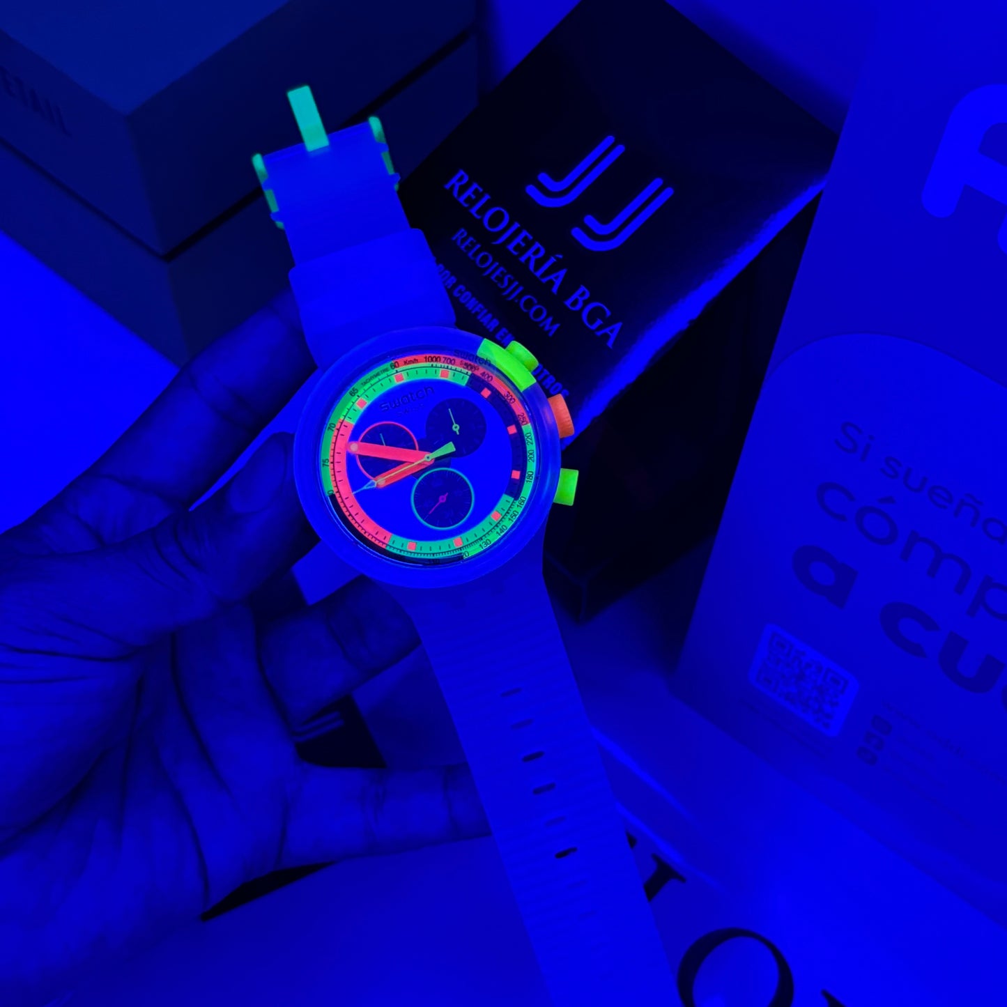 SWATCH ORIGINAL NEON JELLY ALTA GAMA UNISEX REF SCK104