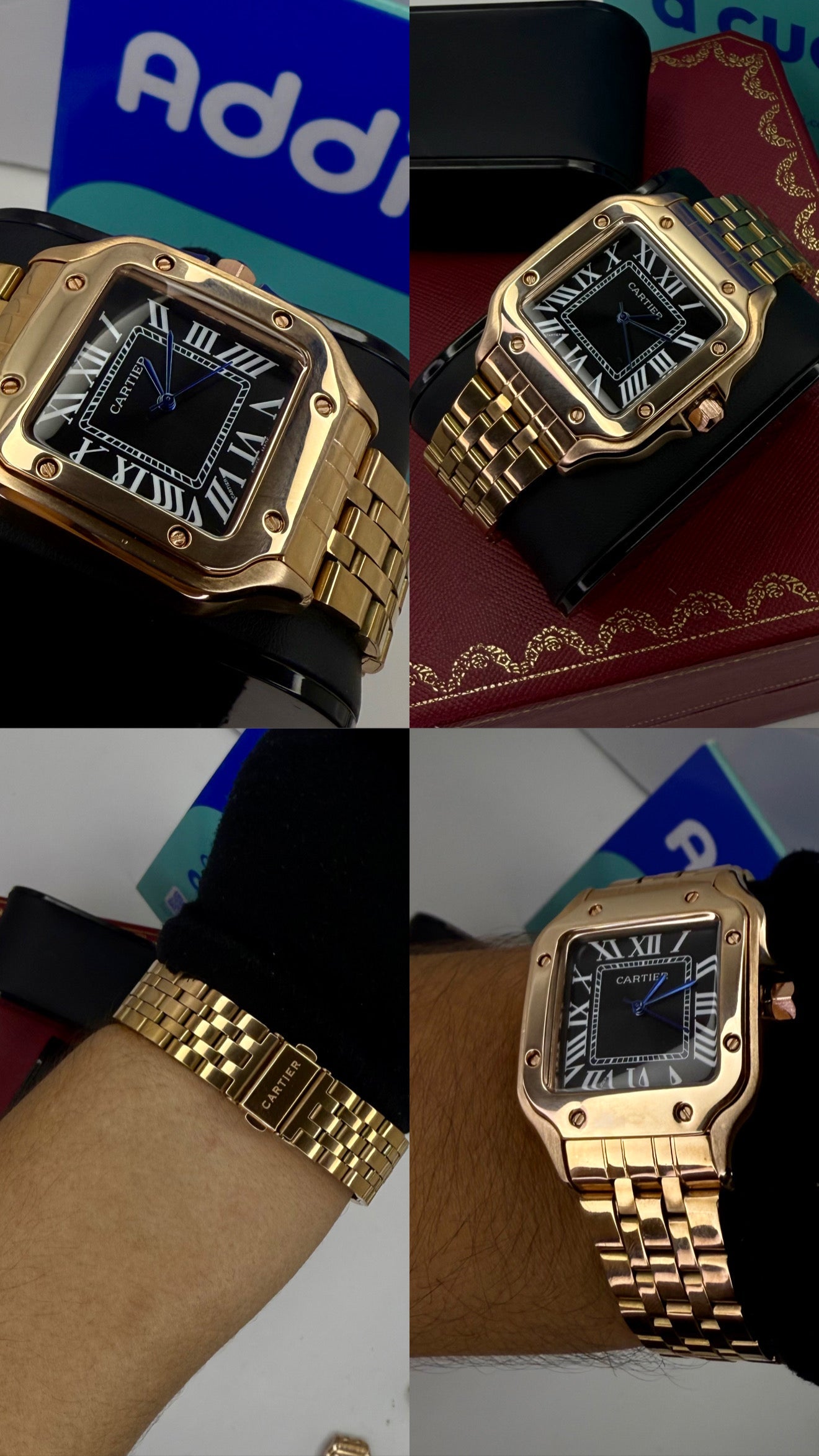 CARTIER DO SANTOS TRIZADO PARA DAMA REF-ORN