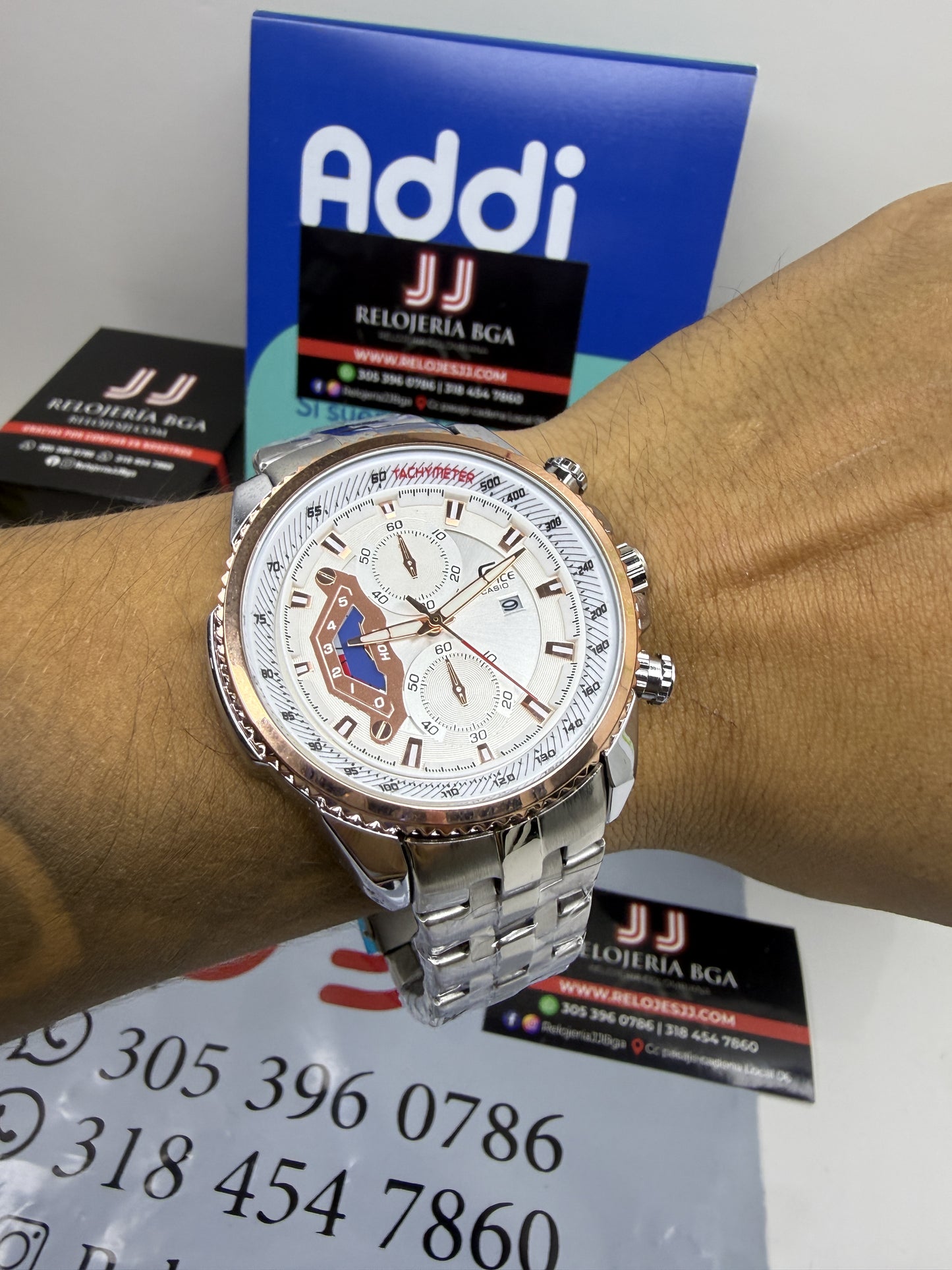 CASIO EDIFICE 558 PARA HOMBRE REF-POB