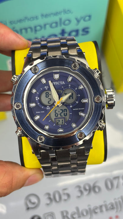 INVICTA DOBLE HORA  PARA HOMBRE REF-APNA