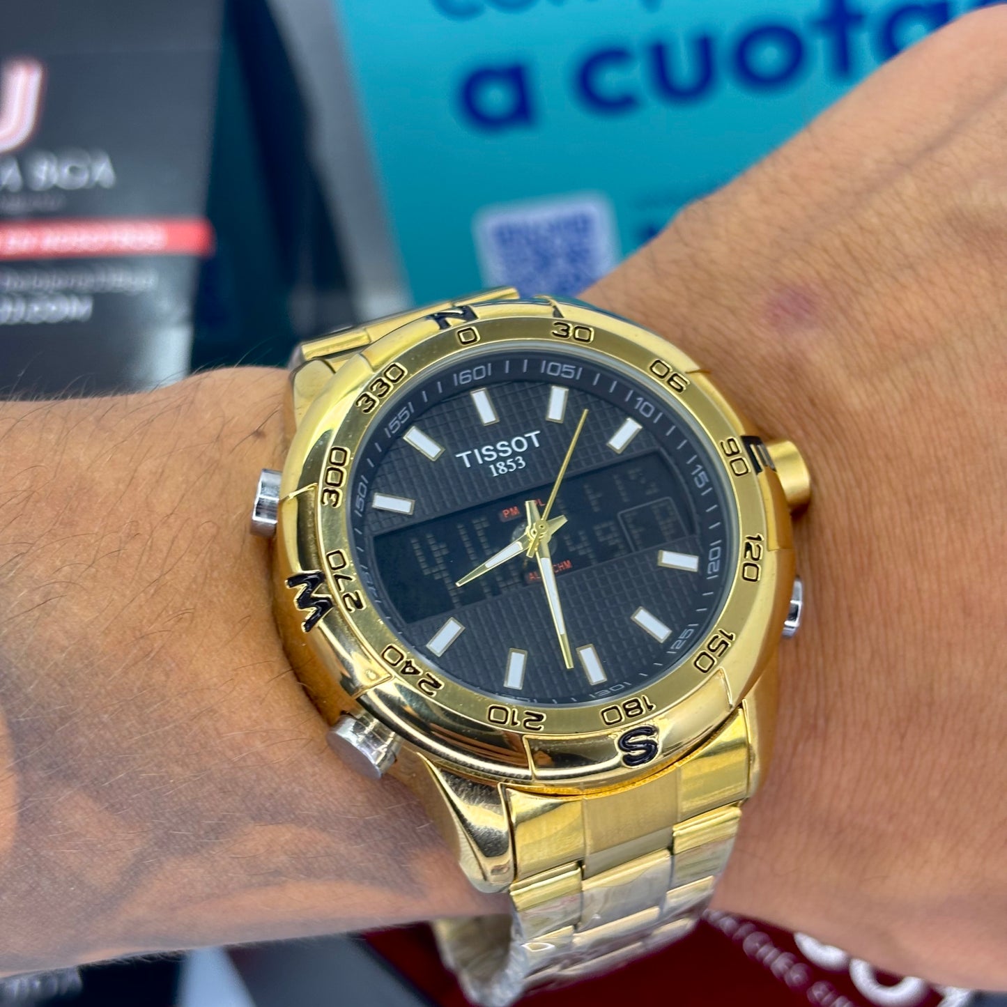 TISSOT PARA HOMBRE DOBLE HORA  REF-DN