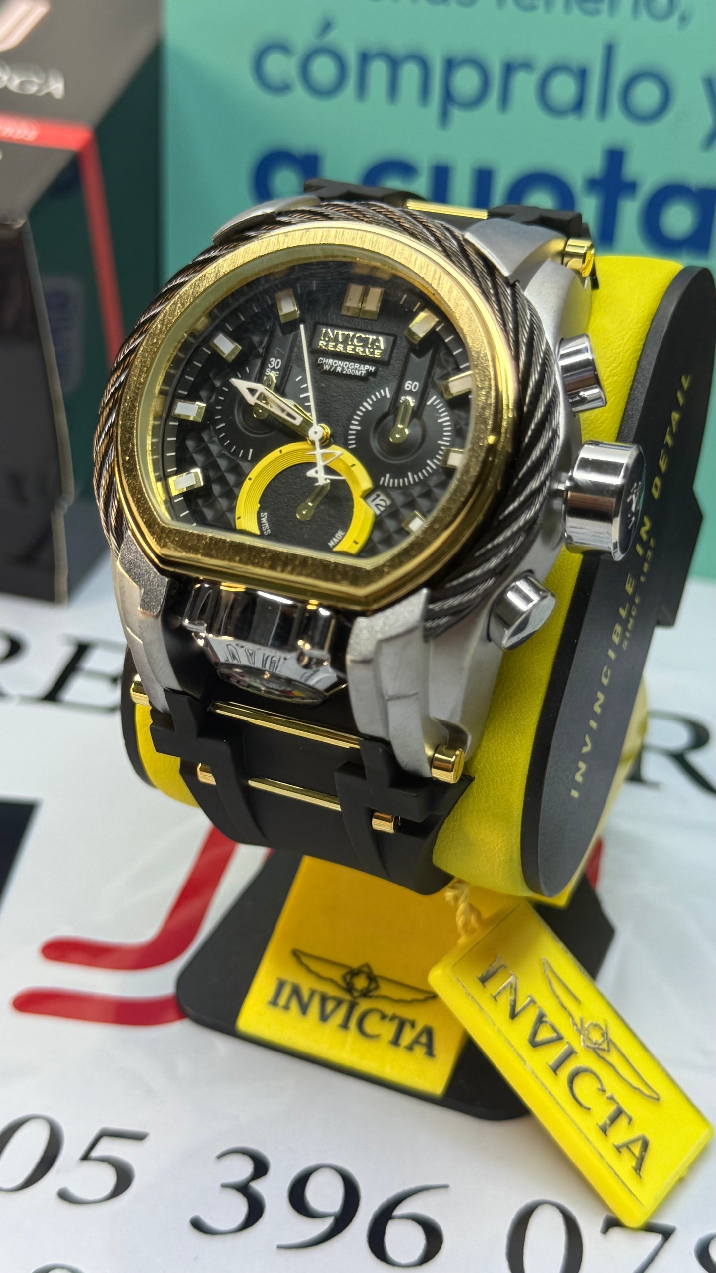 INVICTA BOLT ZEUS GOMA PARA HOMBRE REF-NPN