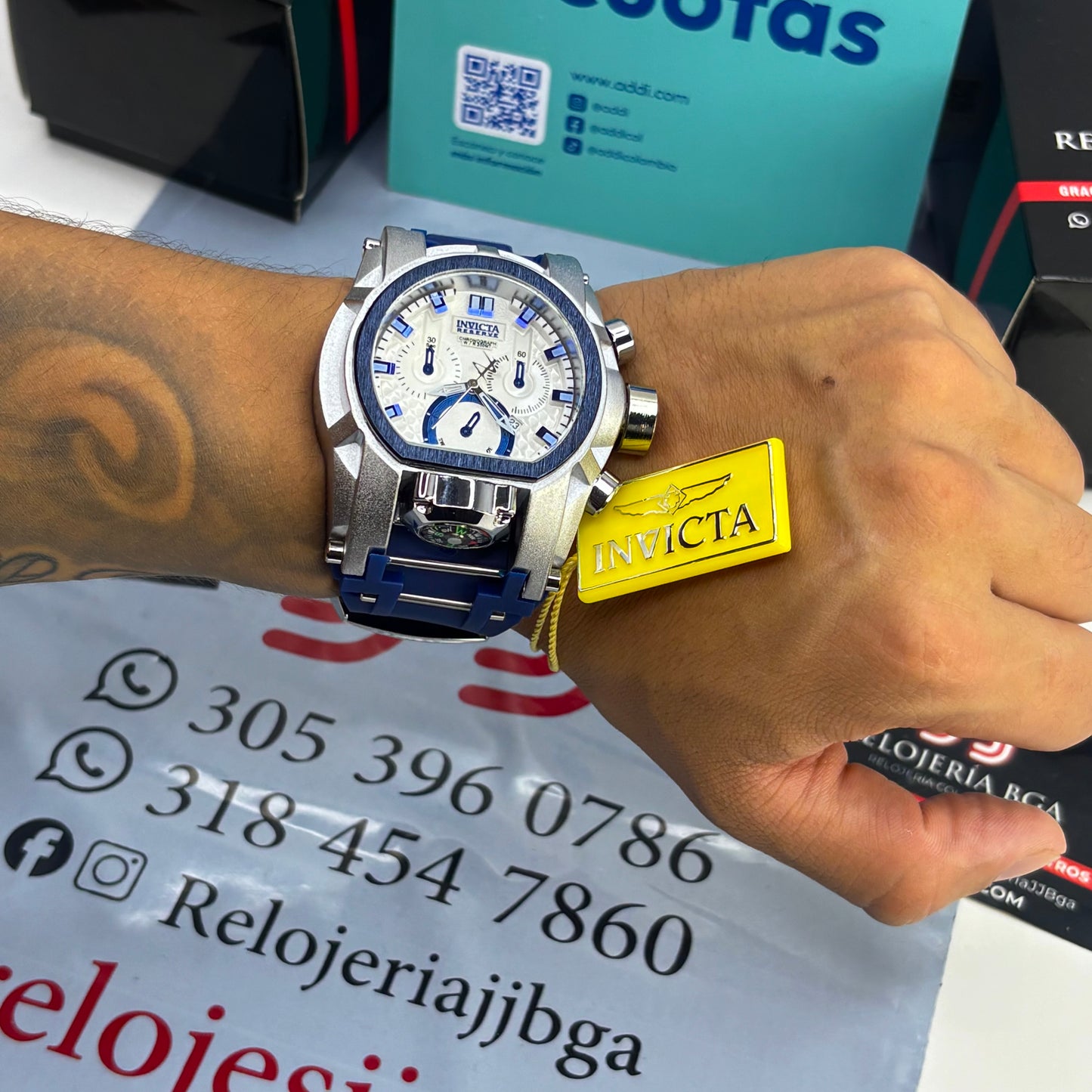 INVICTA BOLT ZEUS GOMA PARA HOMBRE REF-A