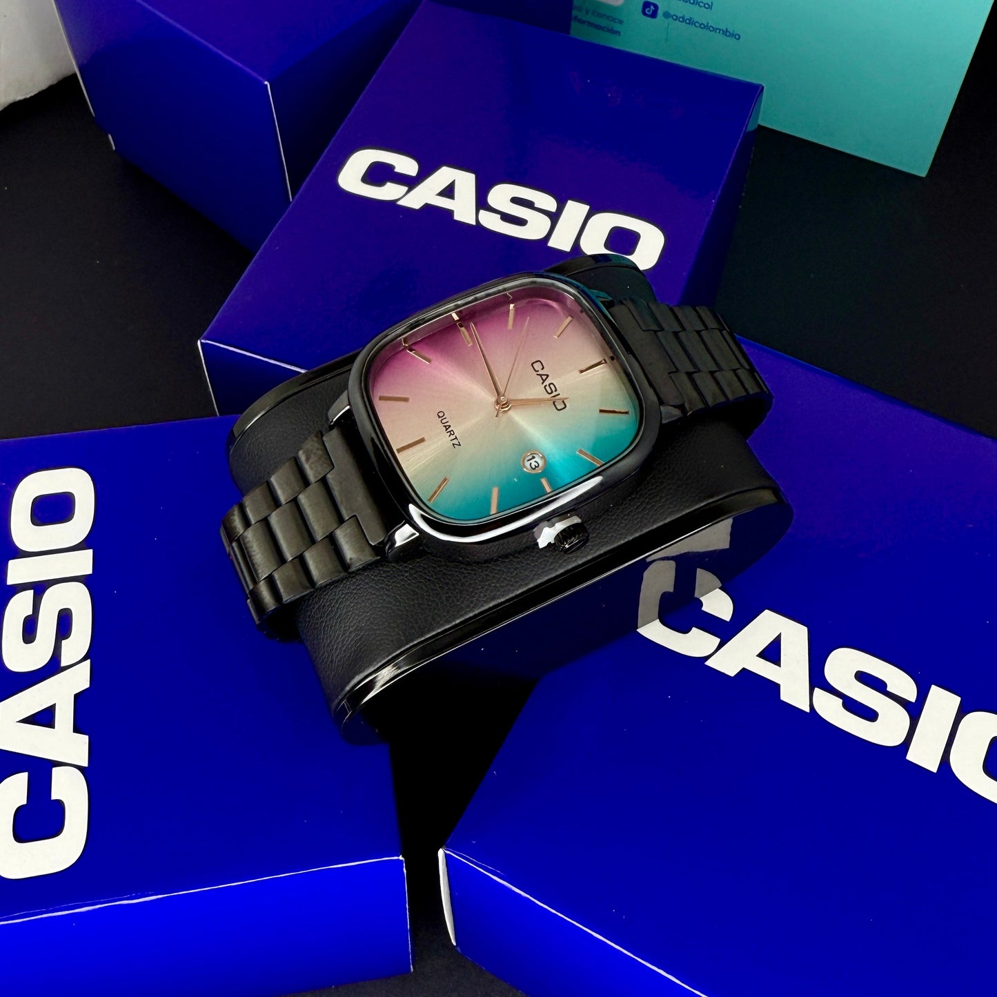 CASIO UNISEX RETRO TORNASOL ANALOGO-NEGRO
