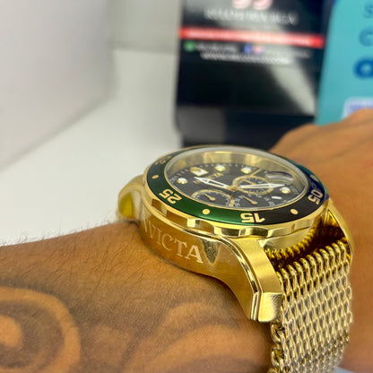 INVICTA PRO DIVER ORIGINAL ALTA GAMA PARA HOMBRE REF- 47632 - ORO