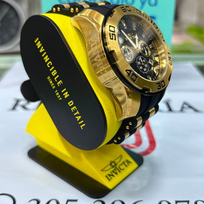 INVICTA PRO DIVER ORIGINAL ALTA GAMA PARA HOMBRE REF- REF- 22340 - oro negro