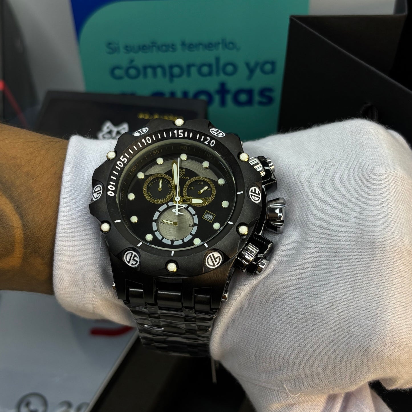 G-FOX ORIGINAL FUNCIONAL  POR INVICTA SUMERGIBLE   PARA HOMBRE  REF- NN