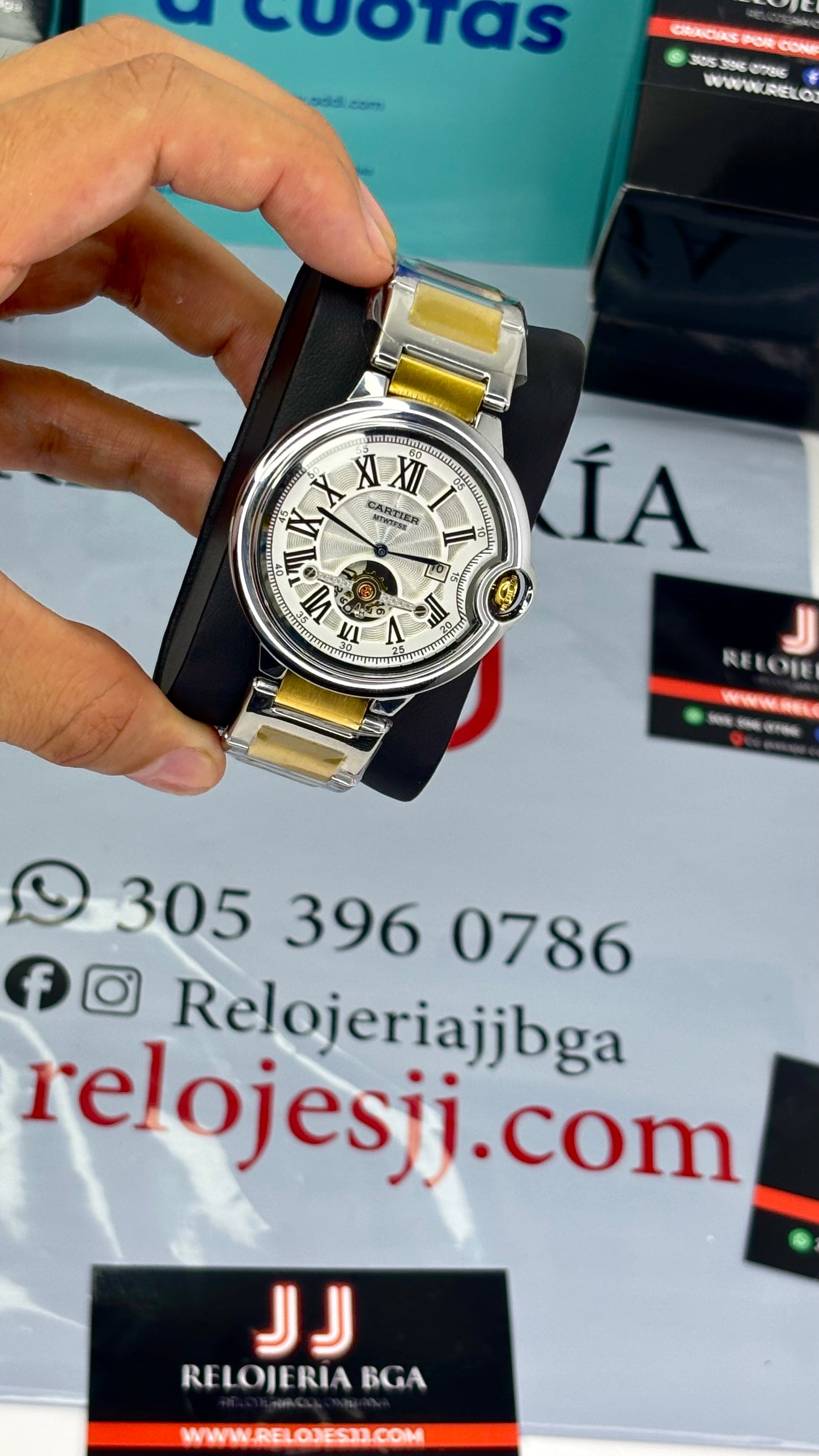 CARTIER TORBILLON PARA HOMBRE REF-BIDHL