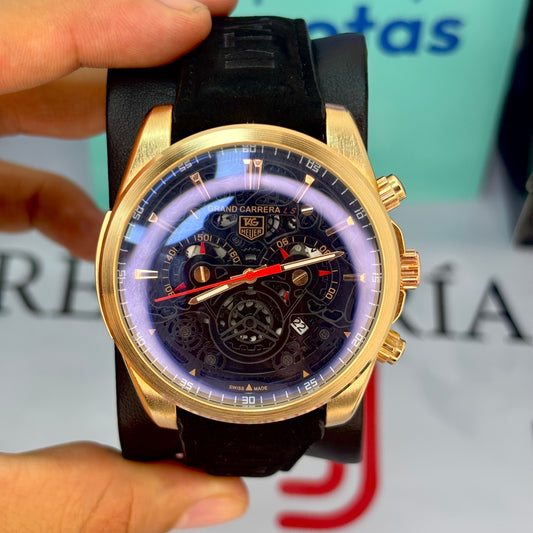 TAG HEUER CR7 FUNCIONAL en cuero  PARA HOMBRE REF-NON
