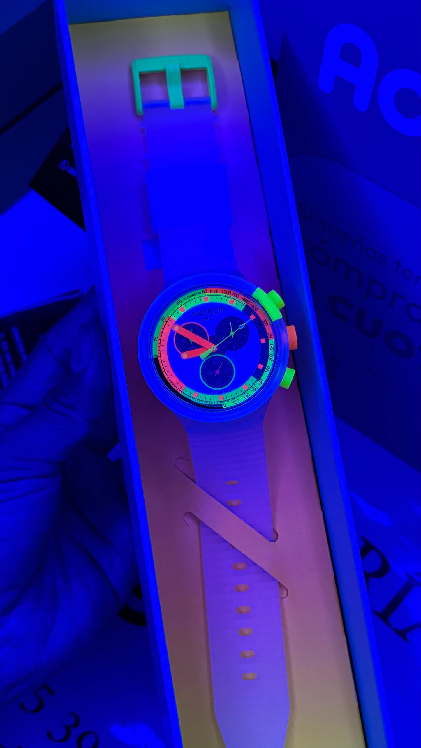 SWATCH ORIGINAL NEON JELLY ALTA GAMA UNISEX REF SCK104